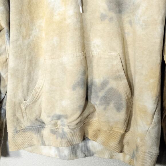 ACDC Women's Hoodie Band Graphic Pullover Soft Grunge Retro 80s Tie Dye Sz Large - Picture 6 of 8